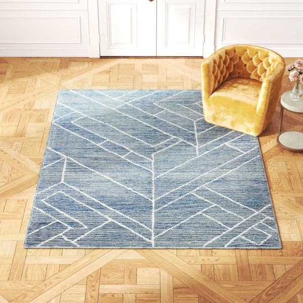 Etta Avenue™ Hayley Wool Geometric Rug & Reviews Wayfair